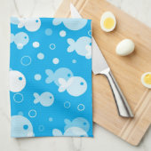 vispatroon theedoek (Quarter Fold)