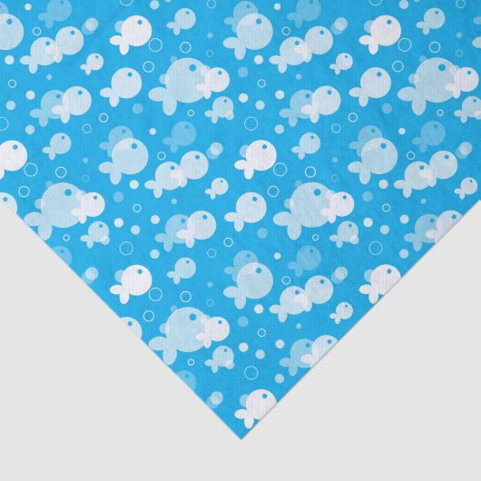 vispatroon tissuepapier (Detail)