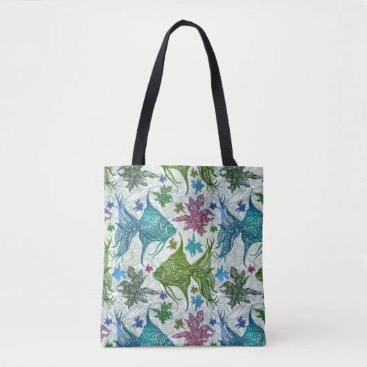  vispatroon tote bag (Voorkant)