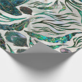 Vispatroon voor gordelrog en tongschenkel Abalone Cadeaupapier (Hoek)