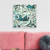 Vispatroon voor gordelrog en tongschenkel Abalone Canvas Afdruk (Insitu (Woonkamer))