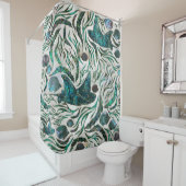 Vispatroon voor gordelrog en tongschenkel Abalone Douchegordijn (In situ)