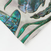 Vispatroon voor gordelrog en tongschenkel Abalone Fleece Deken (Hoek)