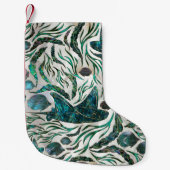 Vispatroon voor gordelrog en tongschenkel Abalone Kleine Kerstsok (Voorkant)