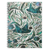 Vispatroon voor gordelrog en tongschenkel Abalone Notitieboek (Voorkant)