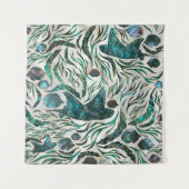 Vispatroon voor gordelrog en tongschenkel Abalone Wandkleed (Voorkant)