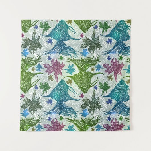  vispatroon wandkleed (Voorkant)