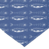 Vispatroon (wit) Tablecloth, verschillende kleuren Tafelkleed (Gekanteld)