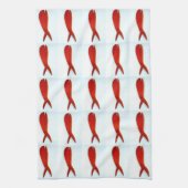 vispatroonhanddoek theedoek (Verticaal)