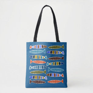 Vispatroonzakken Tote Bag