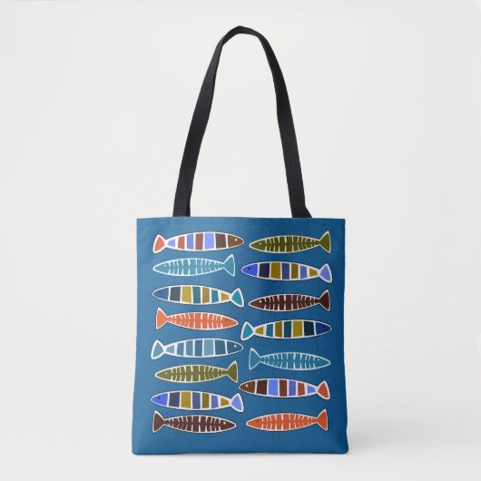 Vispatroonzakken Tote Bag (Voorkant)