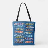 Vispatroonzakken Tote Bag (Achterkant)