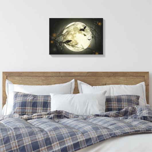 Víspera de Todos Los Santos Canvas Afdruk (Insitu (Slaapkamer))