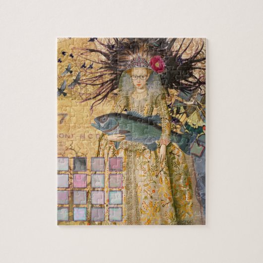  vispisces Woman Renaissance Gothic Whims Legpuzzel (Verticaal)