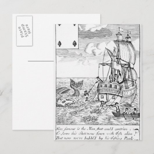 Vispoolkaart Briefkaart (Voorkant / Achterkant)