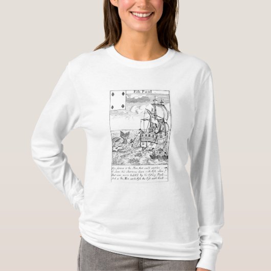 Vispoolkaart T-shirt (Voorkant)