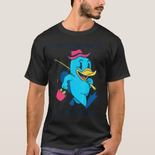 Visquote Hobby Kinderen Vissen Vegelbekdier T-shirt