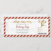 Visreis Kerstcadeau Cadeaubon Certificaat Kaart (Voorkant)