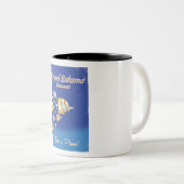  visreisposter Grand Bahama Tweekleurige Koffiemok (Voorkant rechts)