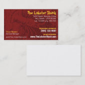 Visrestaurant Visitekaartje (Voorkant / Achterkant)