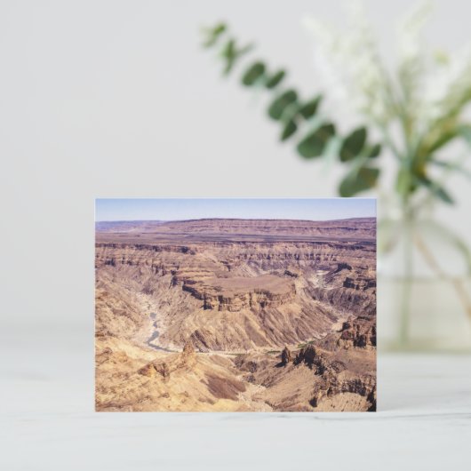 Visrivierkloof in Zuid-Namibië, Afrika Briefkaart (Staand voorkant)