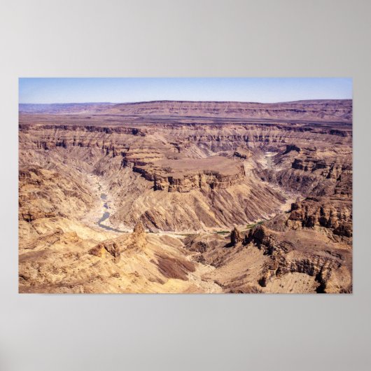 Visrivierkloof in Zuid-Namibië, Afrika Poster (Voorkant)