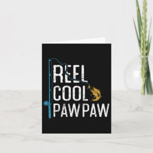 Visrol Cool Pawpaw Vaderdag Cadeau Visser Kaart