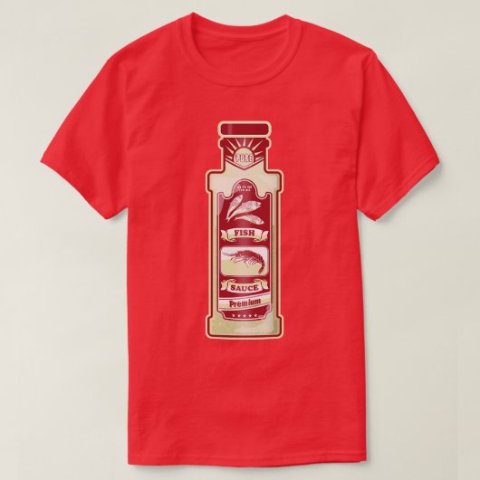 Vissaus Illustratie T-shirt (Design voorkant)