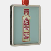 Vissaus pop kunst metalen ornament (Rechts)