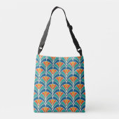 Visschaal: Aziatische Traditioneel Crossbody Tas (Achterkant)