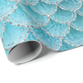 Visschaaltjes op Aqua Cadeaupapier (Rol Hoek)