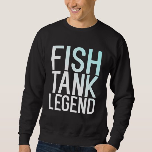 Visschacht Legend Aquarium Fishkeeper Aquarist Trui (Voorkant)