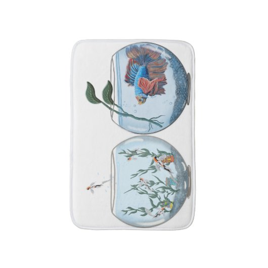 Visschalen Badmat (Voorkant Verticaal)