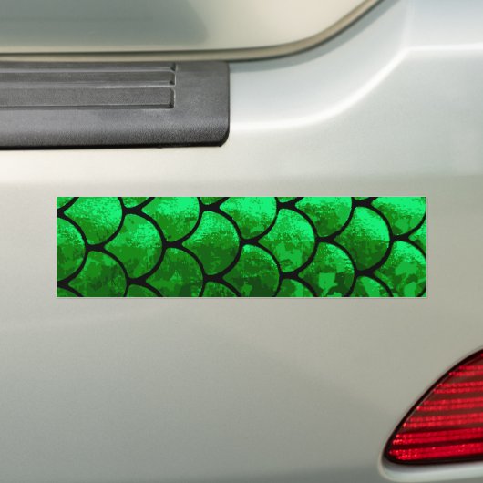 visschalen bumpersticker (Op auto)