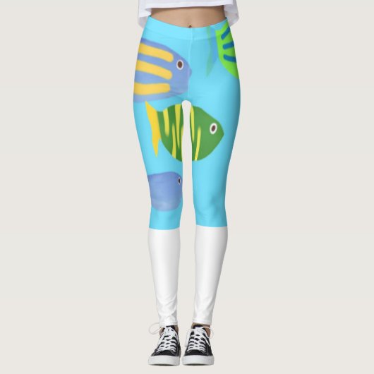 visschilderij leggings (Voorkant)