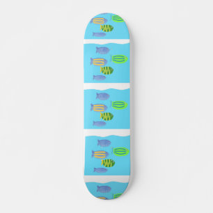 visschilderij persoonlijk skateboard