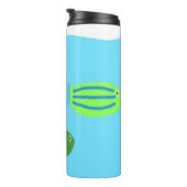 visschilderij thermosbeker (Geroteerd rechts)