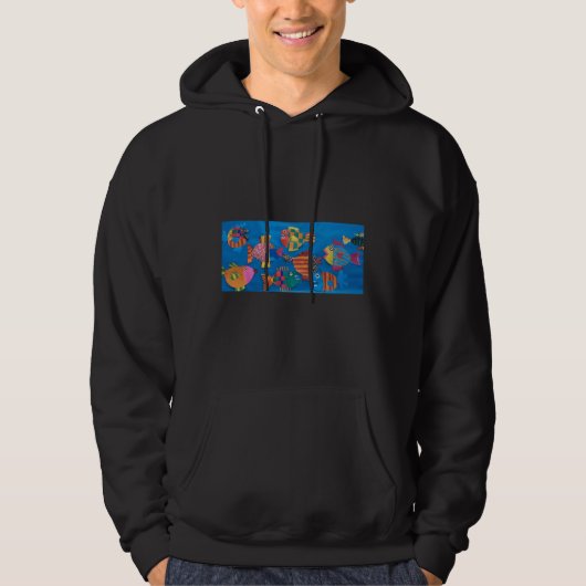Visschool Hoodie (Voorkant)