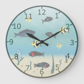 visse inde zee grote klok