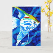 Vissen 09 kaart (Gele Bloem)