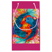 Vissen aangepaste geschenkzak klein cadeauzakje (Achterkant)