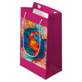 Vissen aangepaste geschenkzak klein cadeauzakje (Voorkant Gekanteld)