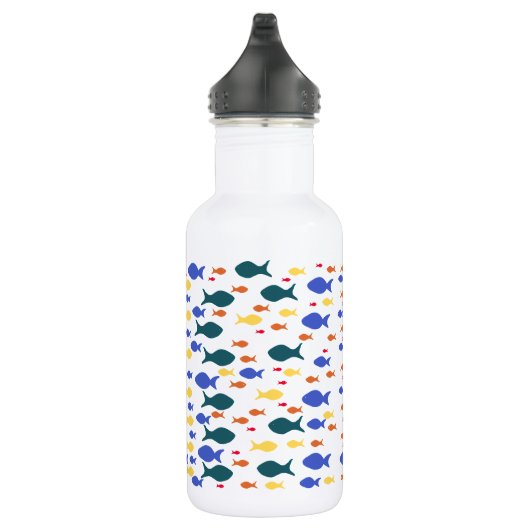 Vissen aangepaste waterfles (Rechts)