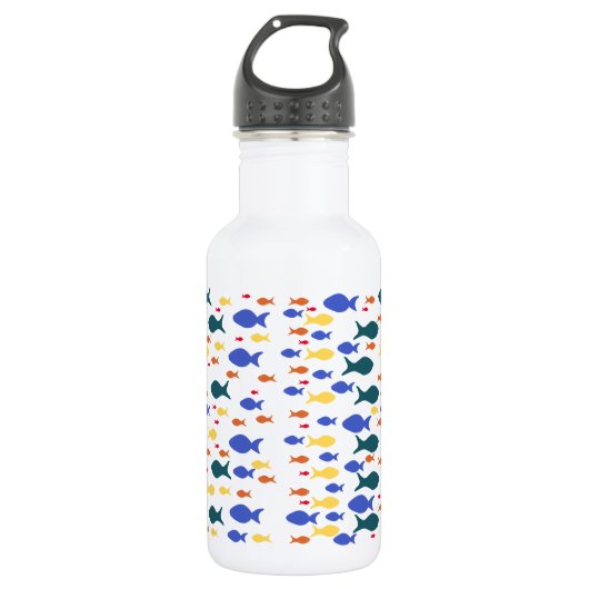 Vissen aangepaste waterfles waterfles  (Voorkant)