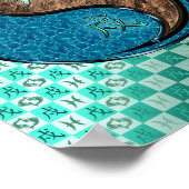 Vissen & Aarde Hond Poster (Hoek)