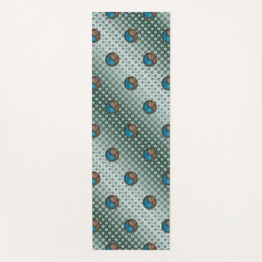 Vissen & Aarde Konijn Yogamat (Voorkant)