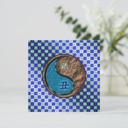 Vissen & Aarde Os Kaart (Staand voorkant)