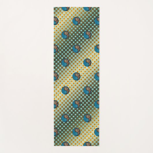 Vissen & Aarde Paard Yogamat (Voorkant)