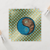 Vissen & Aarde Rat Kaart (Voorkant / Achterkant in situ)