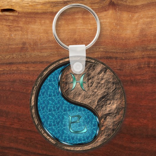 Vissen & Aarde Slang Sleutelhanger (Achterkant)